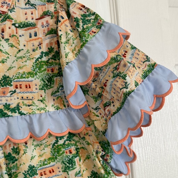 Entro Ruffle Sleeve Blouse - size Large - Picture 2 of 5